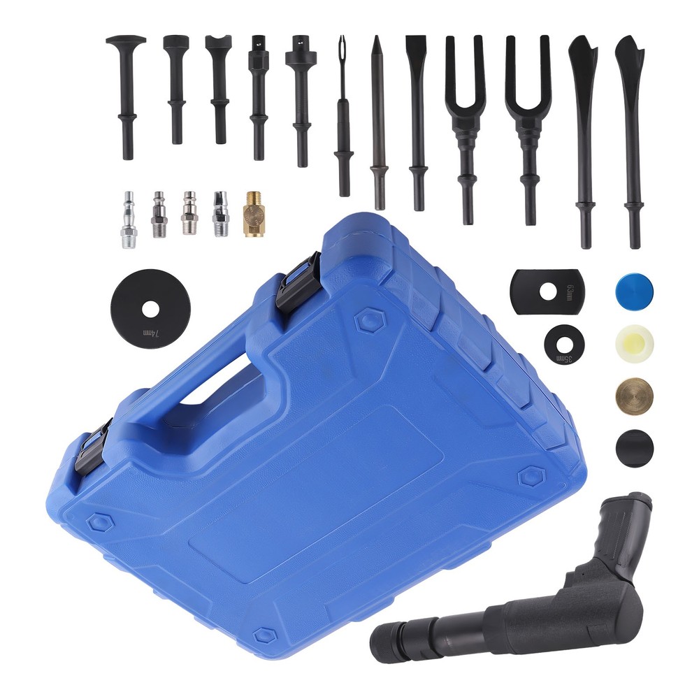 Air Hammer Kit Multi-functional Pneumatic Hammer Chisel Tool Plus Set 2100 BPM