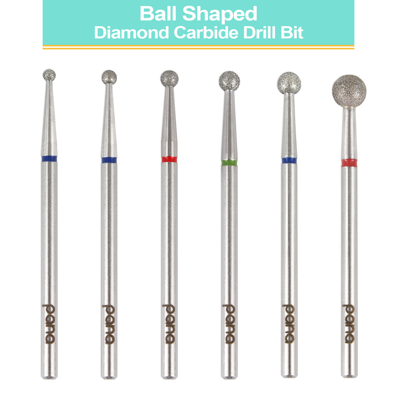 PANA 3/32” Diamond Nail Drill Bit Cuticle Nail Drill Bit