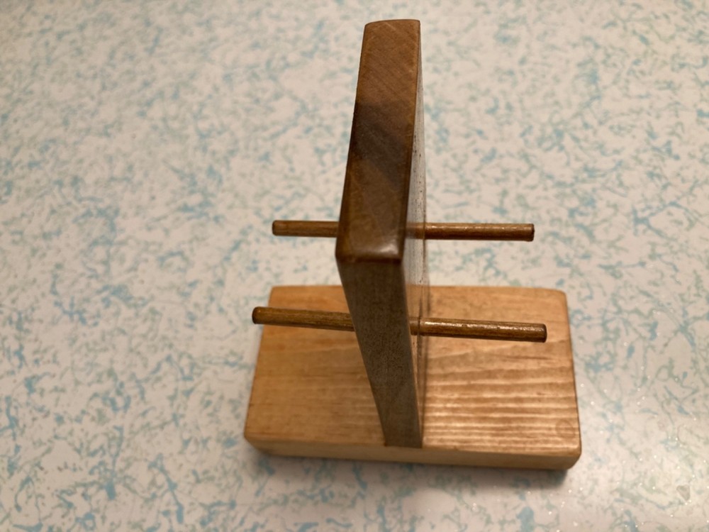 Shaving Brush Stand for Two Brushes