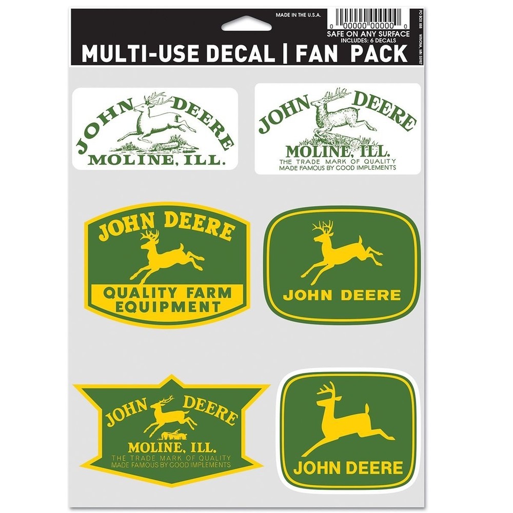 John Deere Various John Deere Logo Decals - LP79751