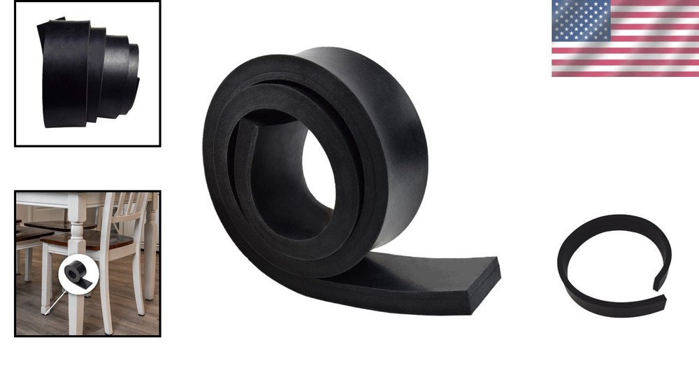 Versatile Rubber Strips Roll - Gaskets, Seals, Bumpers