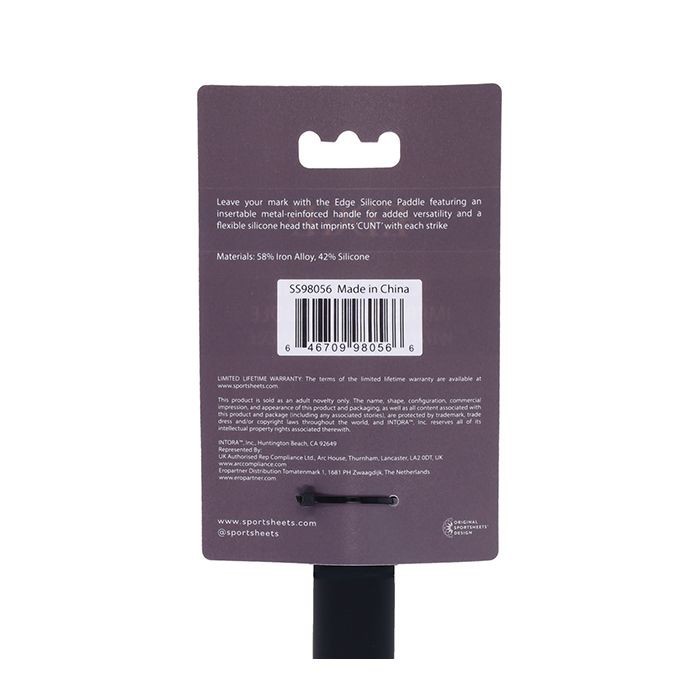 Edge C*NT Silicone Paddle Black