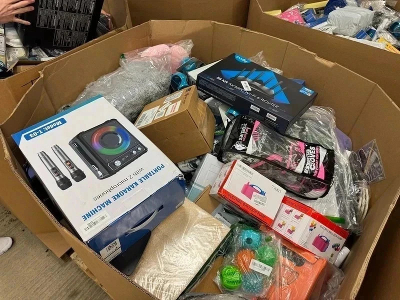 brand new liquidation box from Amazon and Target large