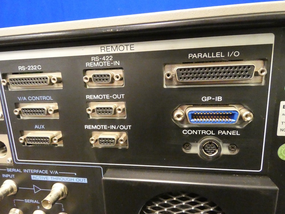 BTS DCR-18N D-2 Composite Digital Widemouth D2 Machine Sony DVR-18