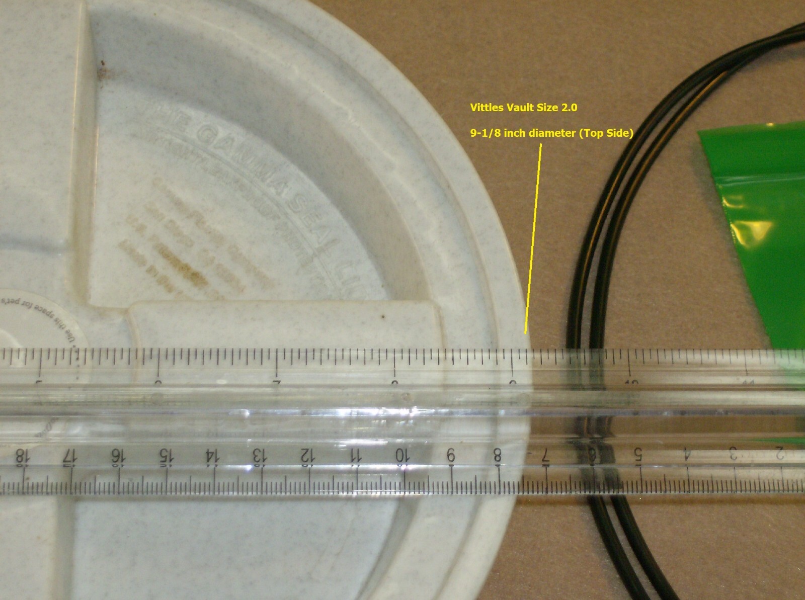 2-Pack Vittles Vault Replacement Gasket / Seal - Size 2.0 (2 for $7.45) Buna-N