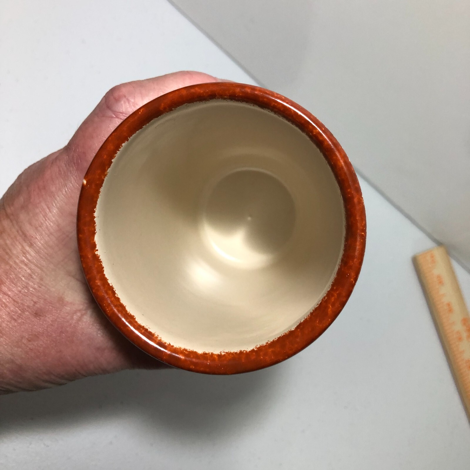 Kay Mallek Original Tuscon Arizona Tumber Goat Pottery Glass Cup