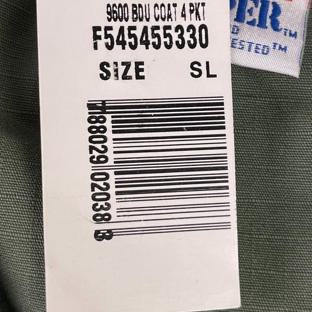 NEW BDU Propper Jacket - Olive - Small Long