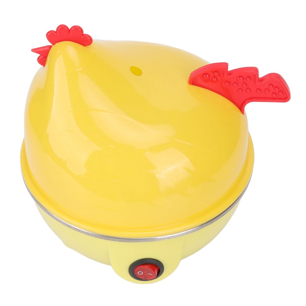 Electric Egg Cooker Multifunction Chicken Shape Rapid Egg Boiler 7 Egg Capacity