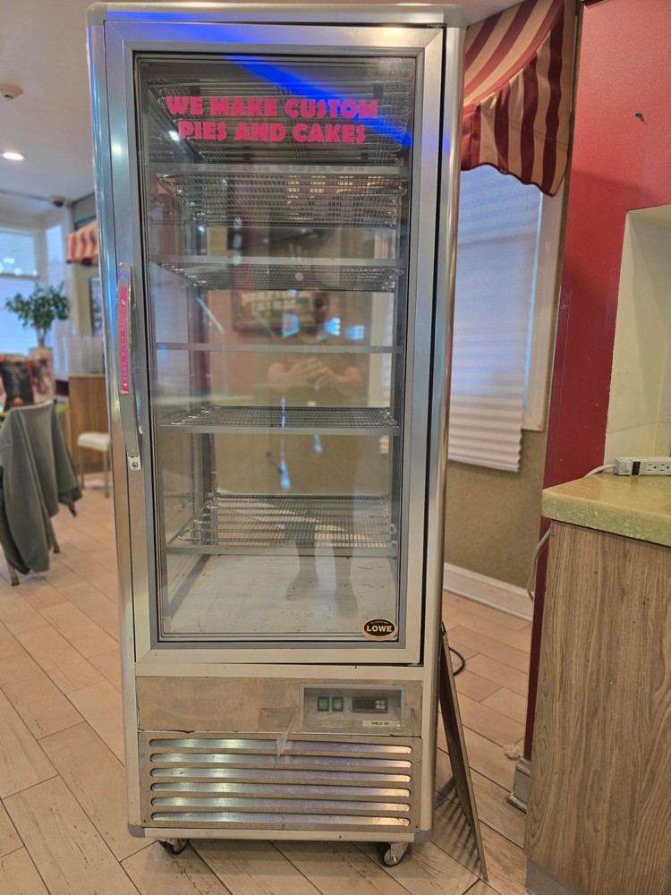4 sided ice glass display freezer