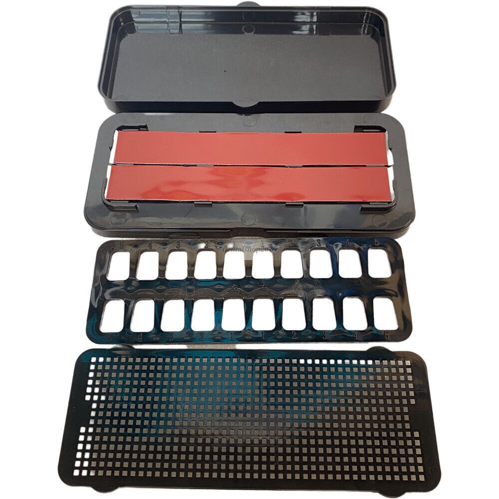 ceramic veneers Storage Veneer Pretreatment Cleaning Grid With tooth position