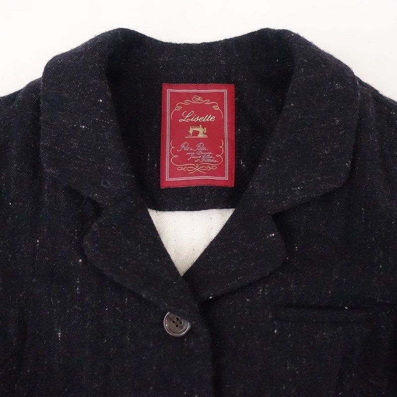 Lisette Wool Cotton Linen Bonded Classical Jacket