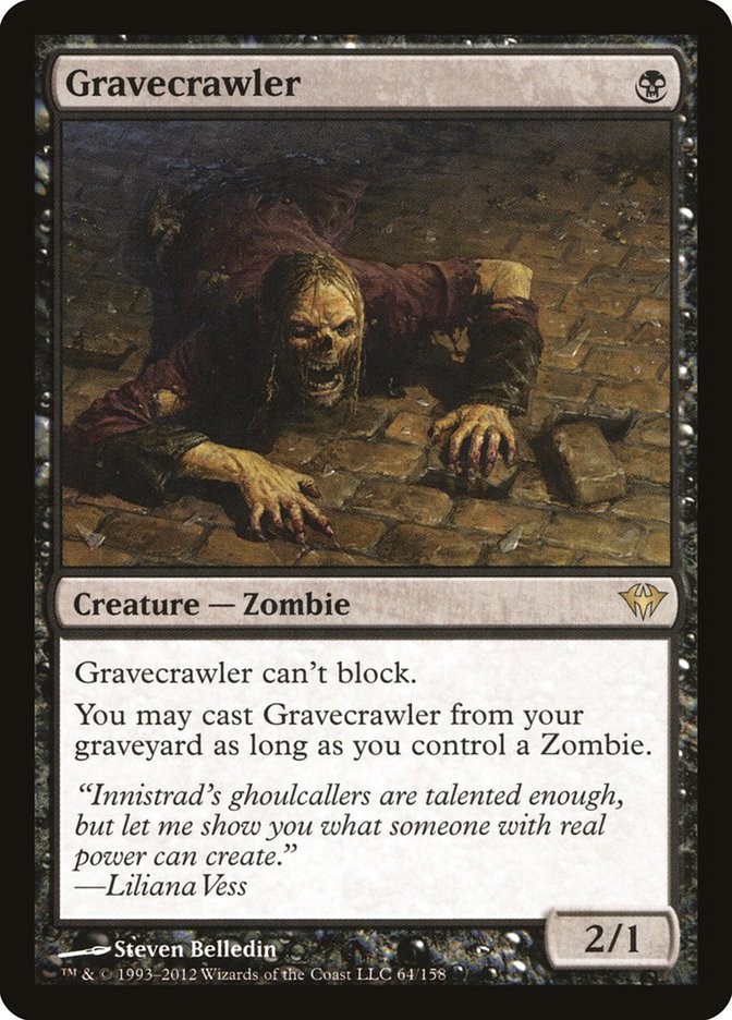 MTG Gravecrawler  - Dark Ascension #064