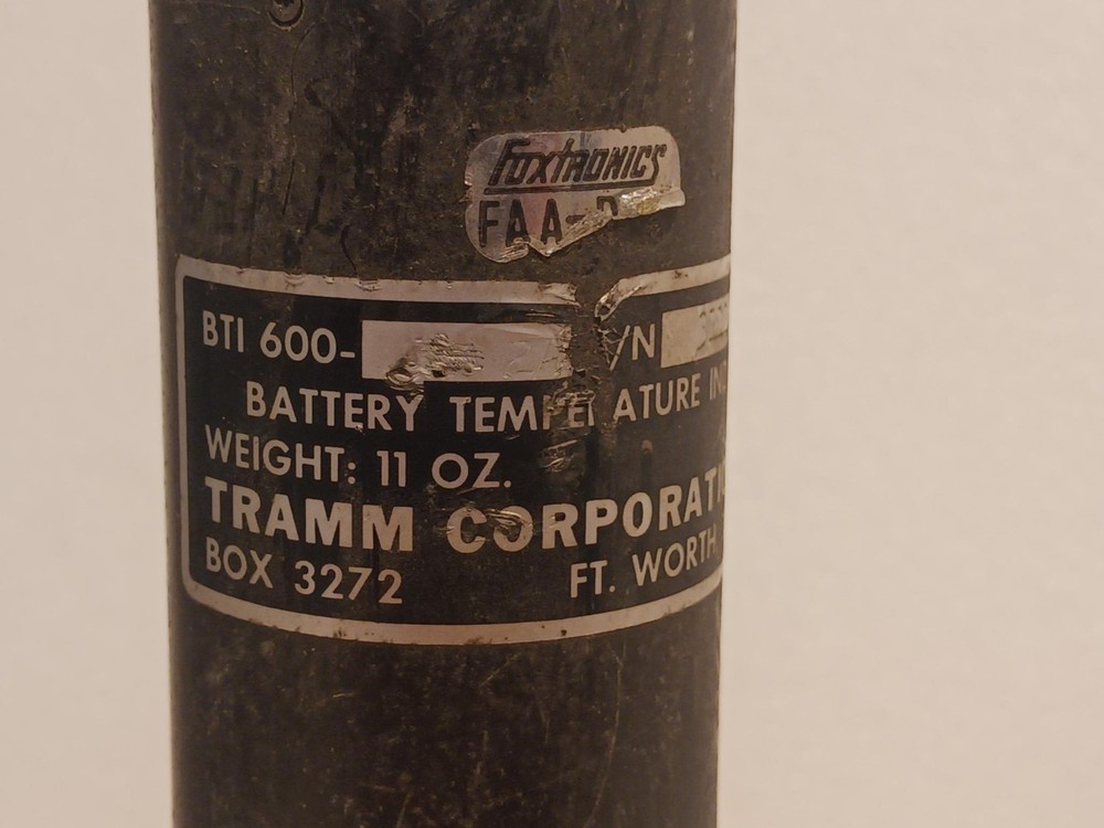 Vintage Aircraft Battery Temp Indicator