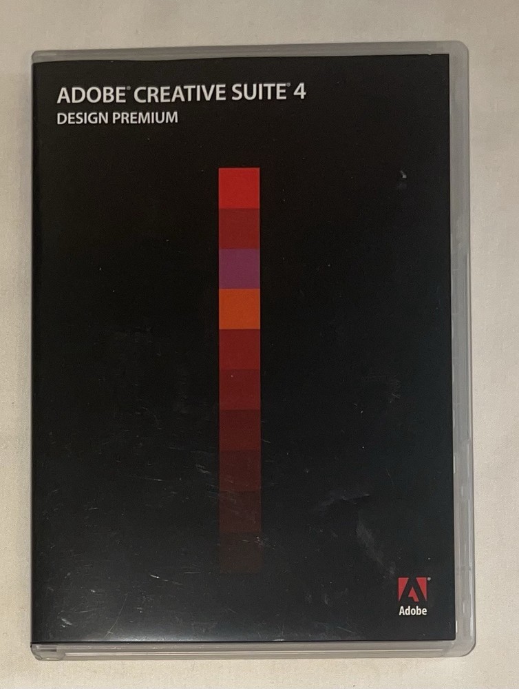Adobe Creative Suite 4 Design Premium Mac OS 4 CD W/ Serial number