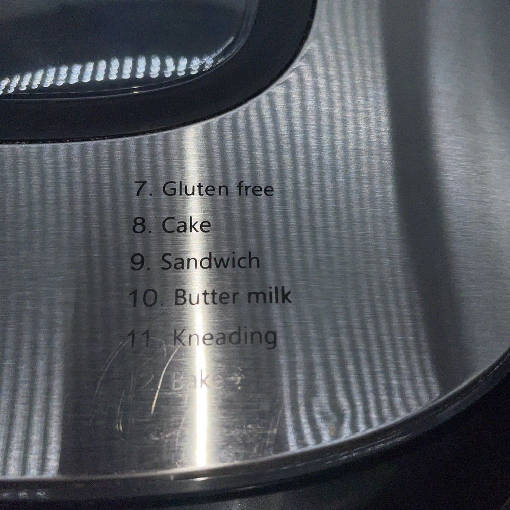 AICOOK 2LB Automatic Bread Maker Machine Tested Working BM4406, White