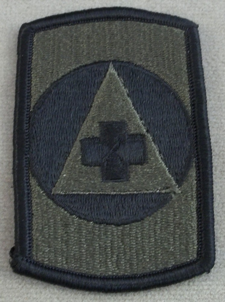 US Army 426th Medical Brigade Subdued Merrowed Edge Patch