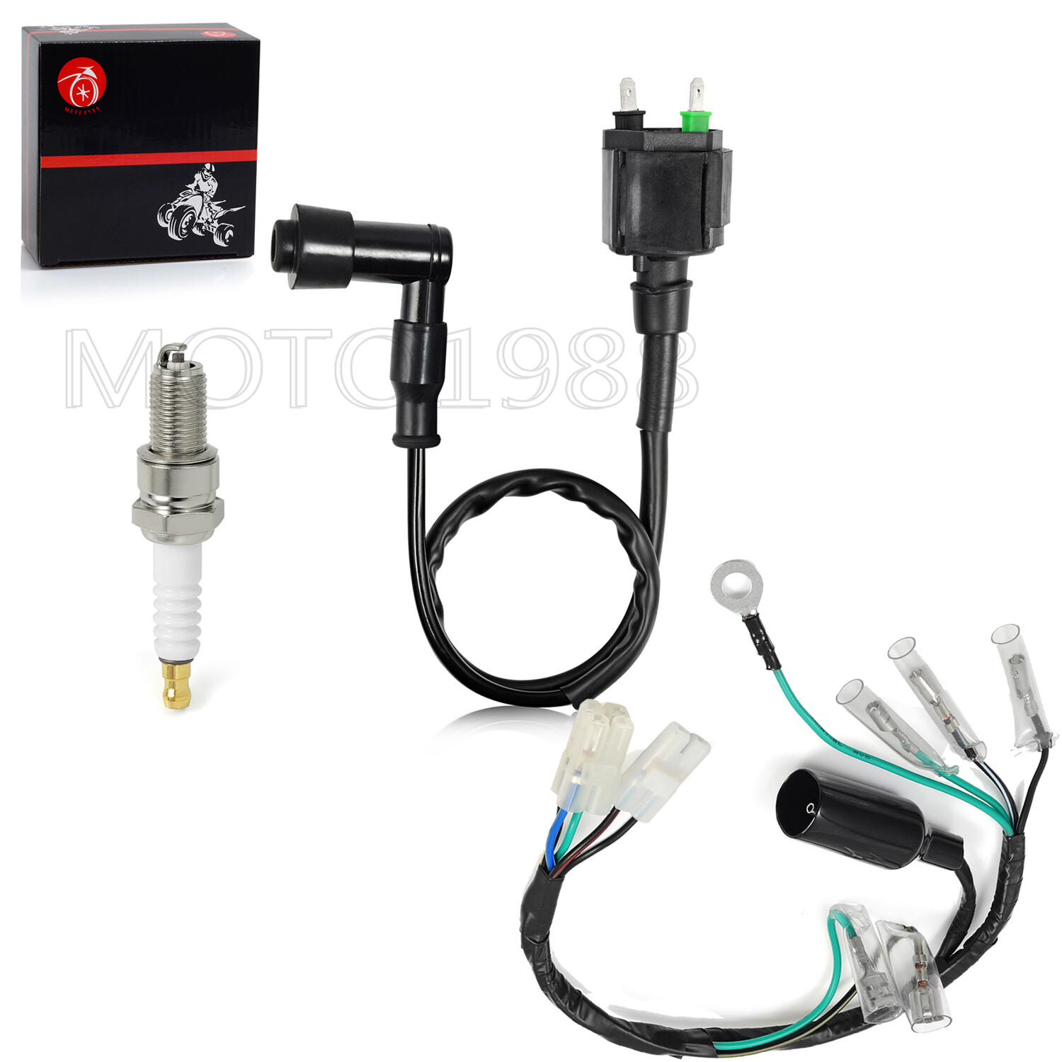 Wire Harness igniter CDI Ignition Coil Plug For HONDA CRF100F CRF80F XR80 XR100R