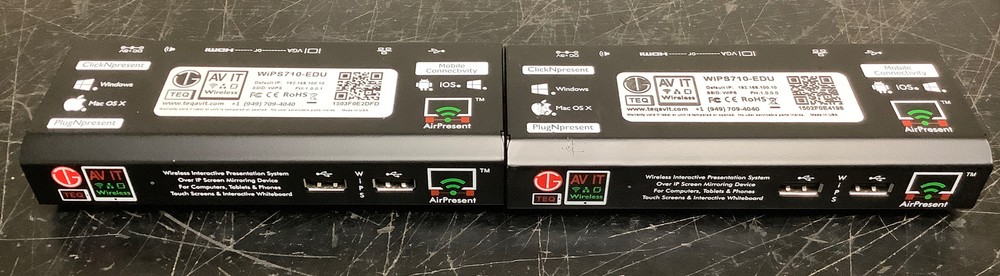 TEQ AV IT WiPS710-EDU Wireless Lot