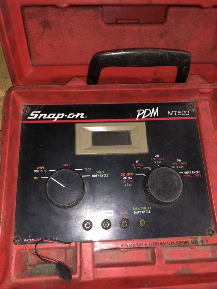 VTG Snap-On PDM MT500 Precision Diagnostics Meter Tach Dwell Engine UNTESTED