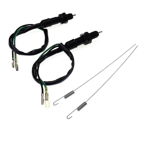 Universal 2 Wire Stop Light Switch, Spring Length 158mm, Motorcycle 2 PCS
