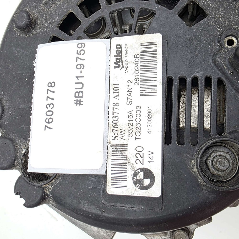 2009-2015 BMW 740i Alternator 7603778