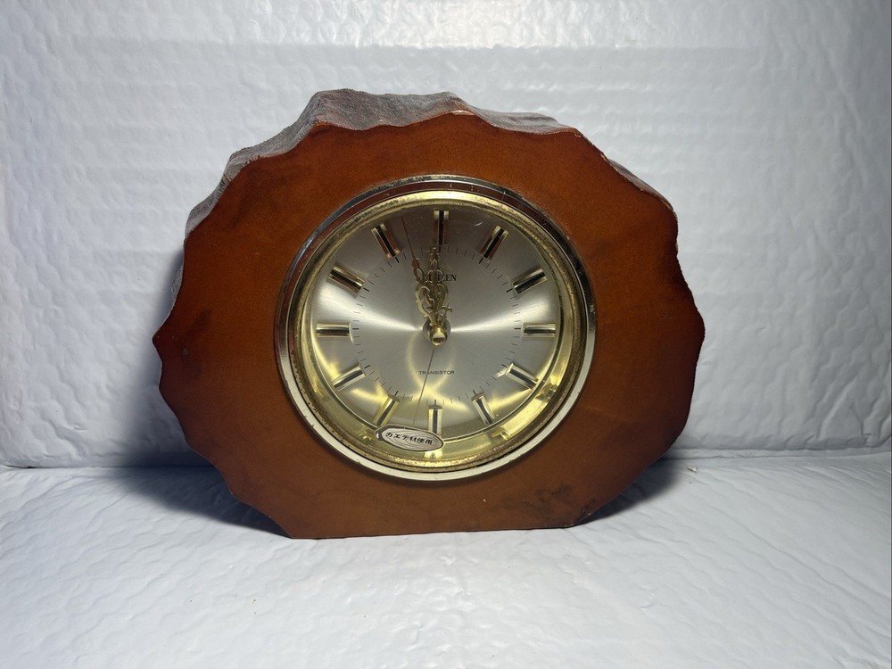 Citizen Wood Table Clock *Working - nice Vintage
