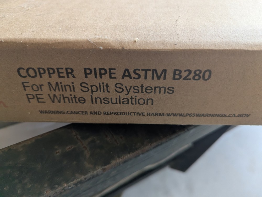 Mini split line set 1/4-1/2 In 25 Ft