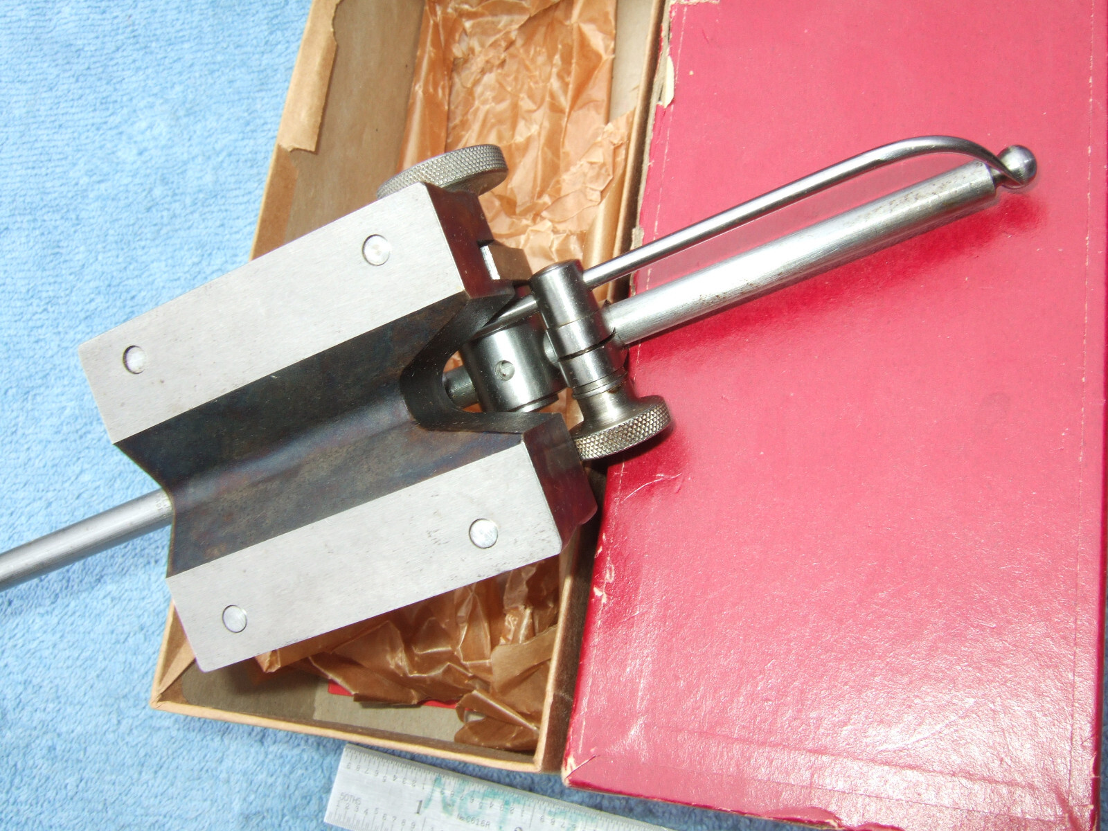 STARRETT SURFACE GAGE 257b OLD VINTAGE PRECISION INSPECTION TOOL GRINDER MILL #A