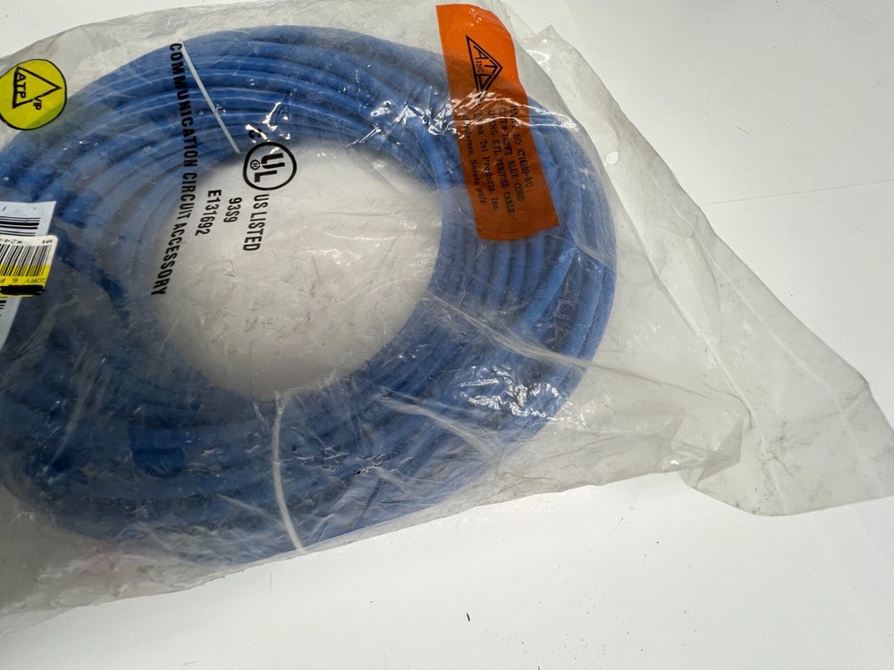 ATP E131692 93S9 Communication Circuit Accessory 6 Patch, Blue Cable 5ft