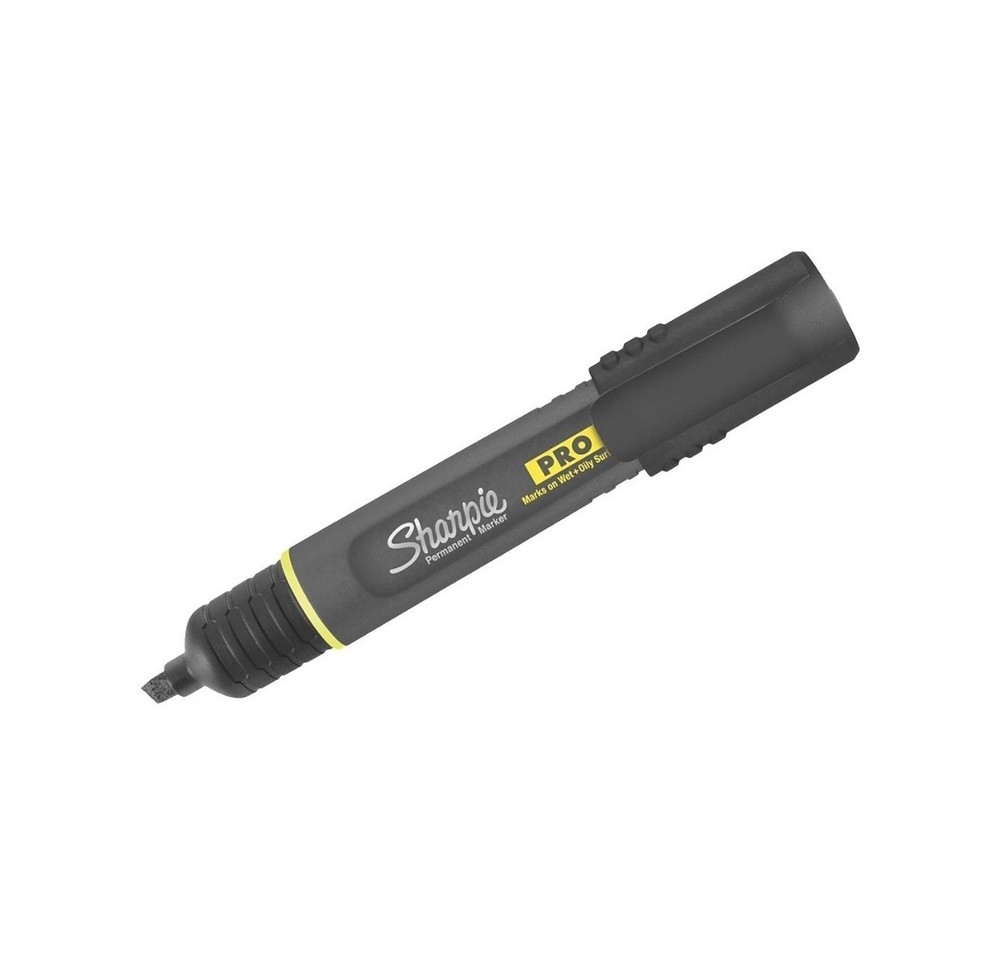 Sharpie 2018326 Pro Broad Chisel Tip Permanent Marker - Black 12ct (1-Dozen) New
