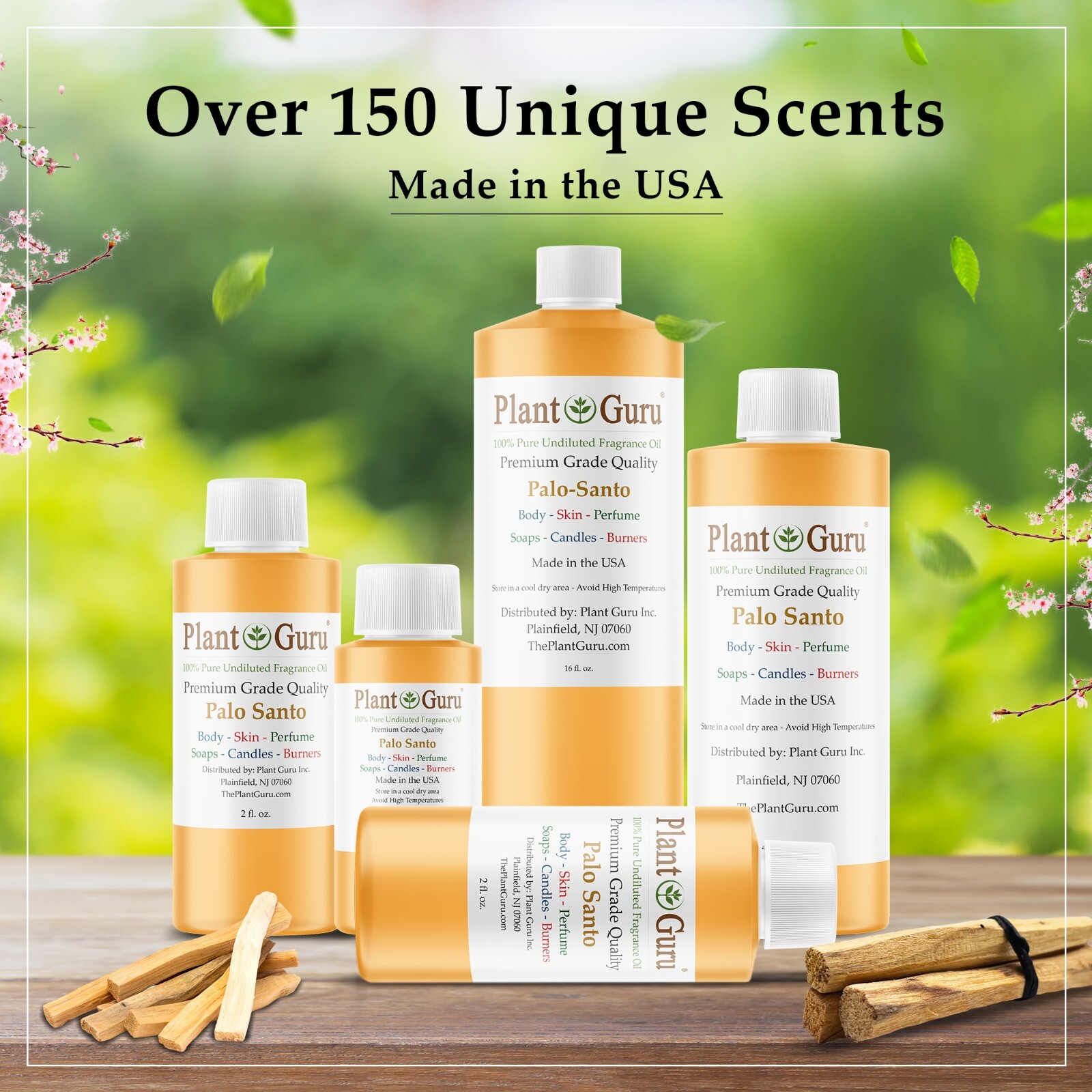 Palo Santo Fragrance Oil For Candle, Soap Making, Diffuser and Burners