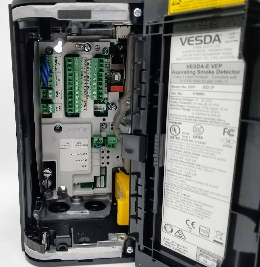 VESDA-E VEP A00-1P Area Aspirating Smoke Detector