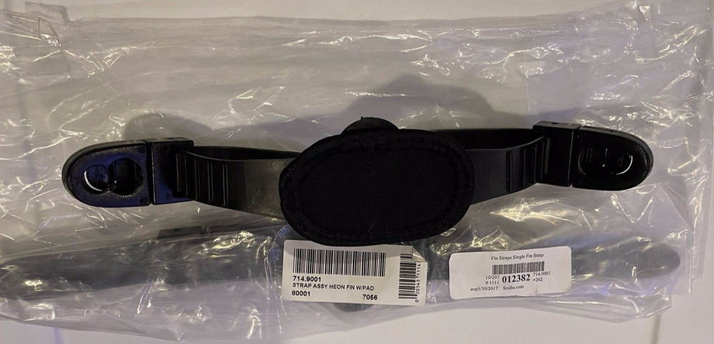Replacment Fin Strap with Plastic Quick Release Buckles with pad -Ocean Pro X2