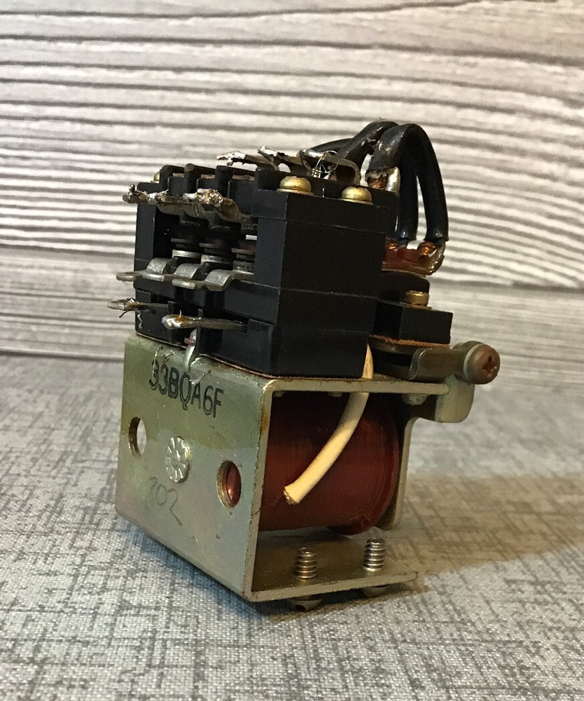 Used 33BQA6F Phillips Advance Control Co.  relays solenoids