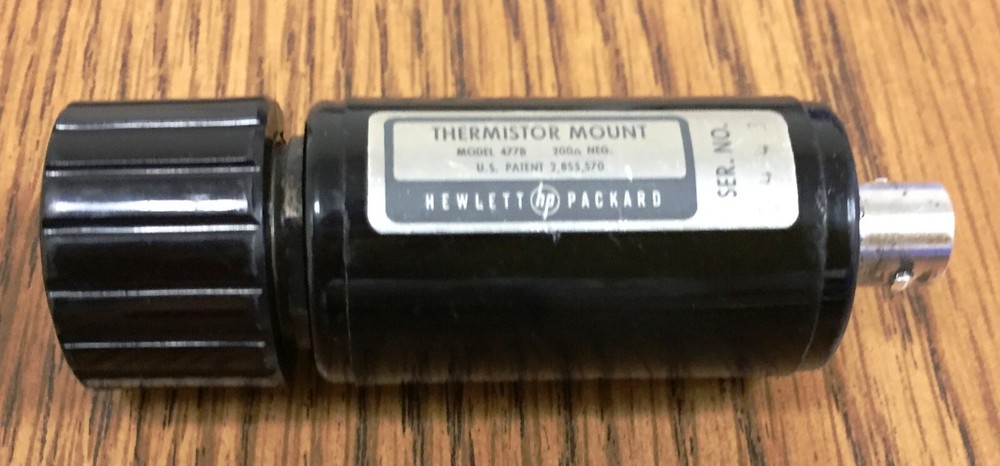 HP Model 477B Thermistor Mount 200Ω NEG