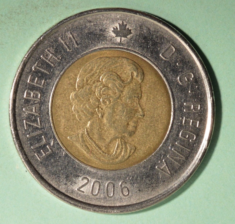 2006 - Canada Toonie $2 Dollar  - Inv# A-371 🇨🇦🇨🇦
