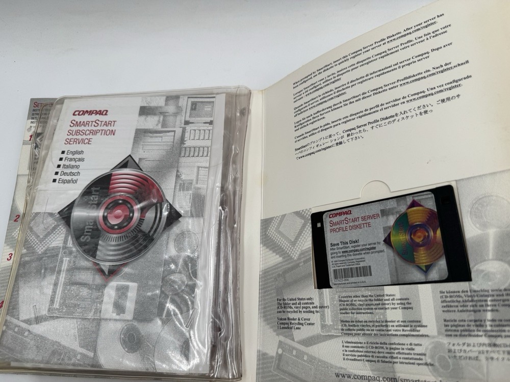 Compaq Cds Server Setup & Management & Reference Information Vintage