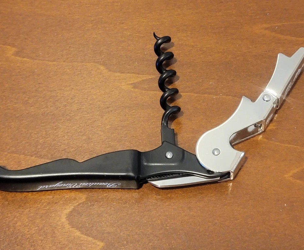Bar Key Pulltaps Double-Hinged Corkscrew BV Beaulieu Vineyards Wine Opener