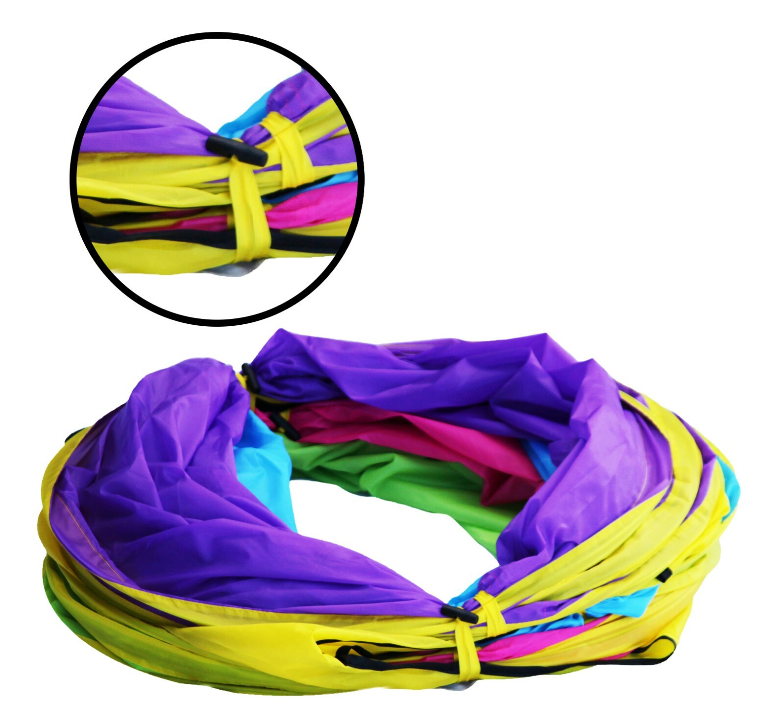 Kids FUN 4 Directional 8ft Play Tunnel Pop up Toy w/Bag, FAST SHIP!! HOT BUY!!