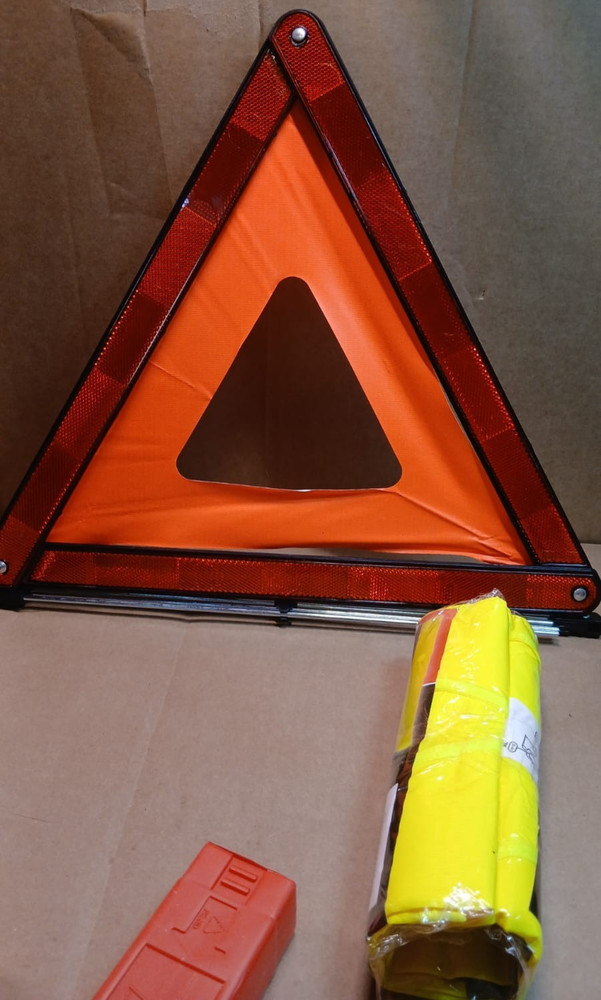 Auto Choice Warning Triangle with Storage Case Visibility Reflective