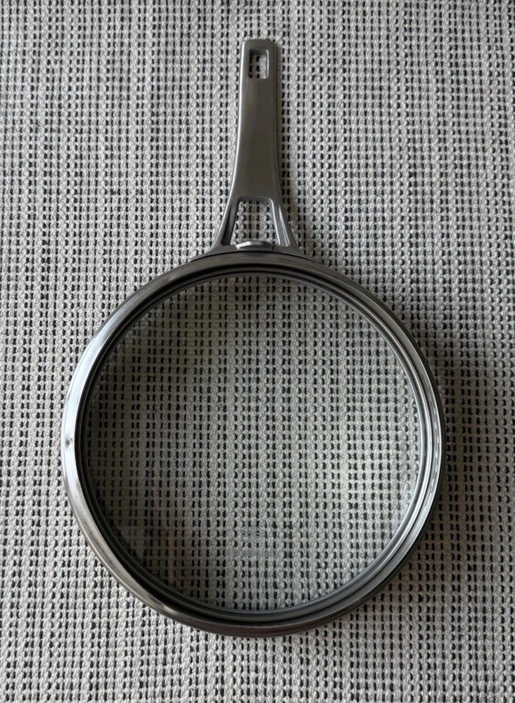 Calphalon Premier Space Saving 7.5" Silver Glass Strainer Lid Replacement
