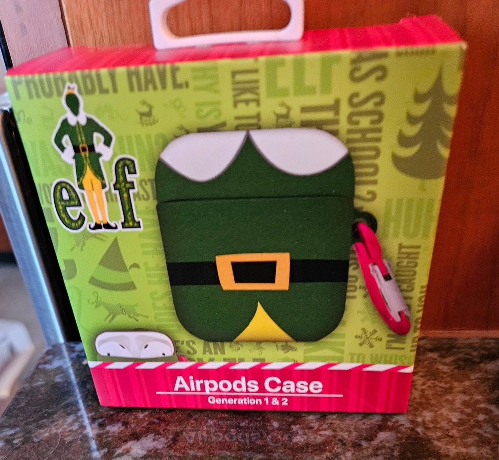 Elf AirPods Case--NIB with hook Cute Gift