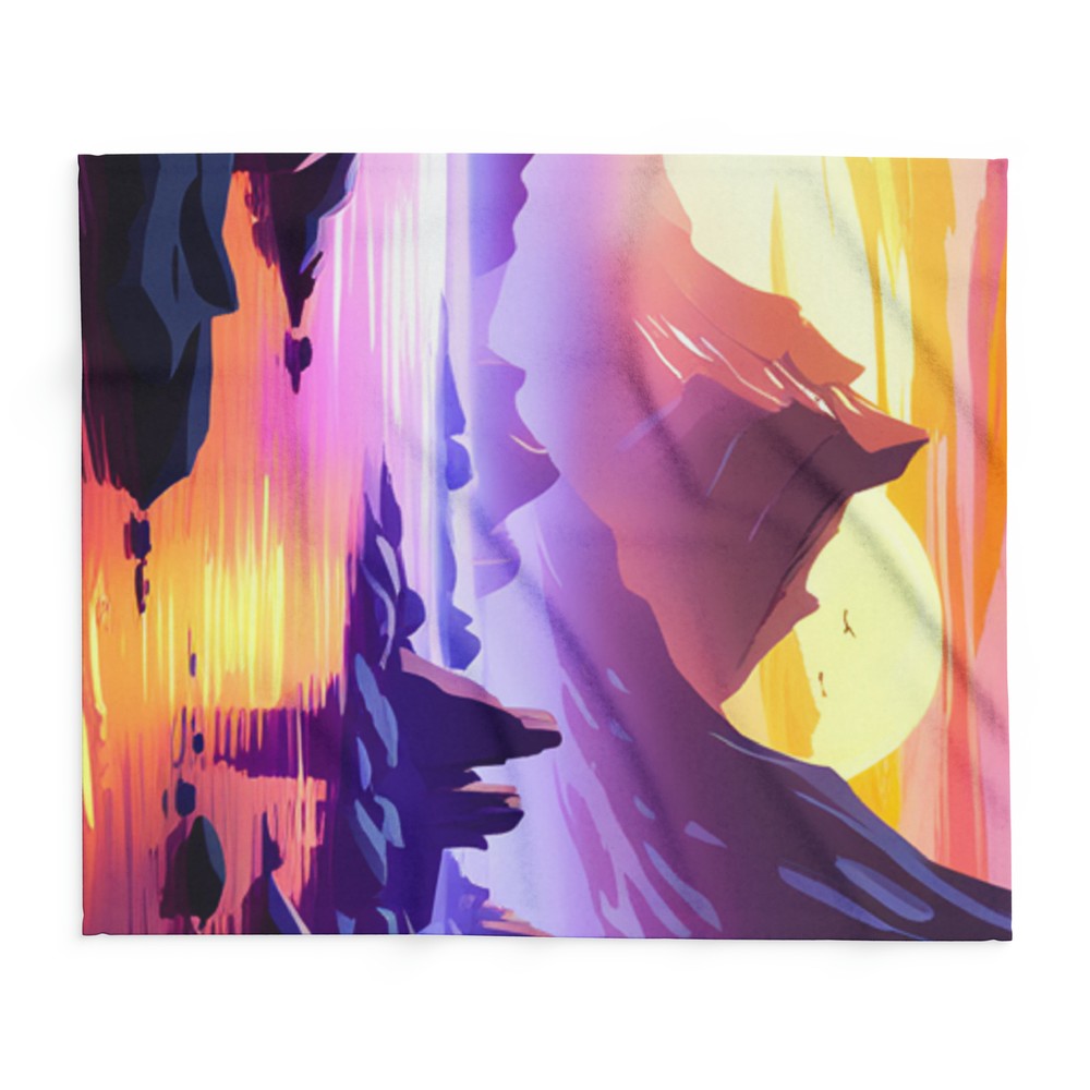 Sunset - Arctic Fleece Blanket - 3 Sizes