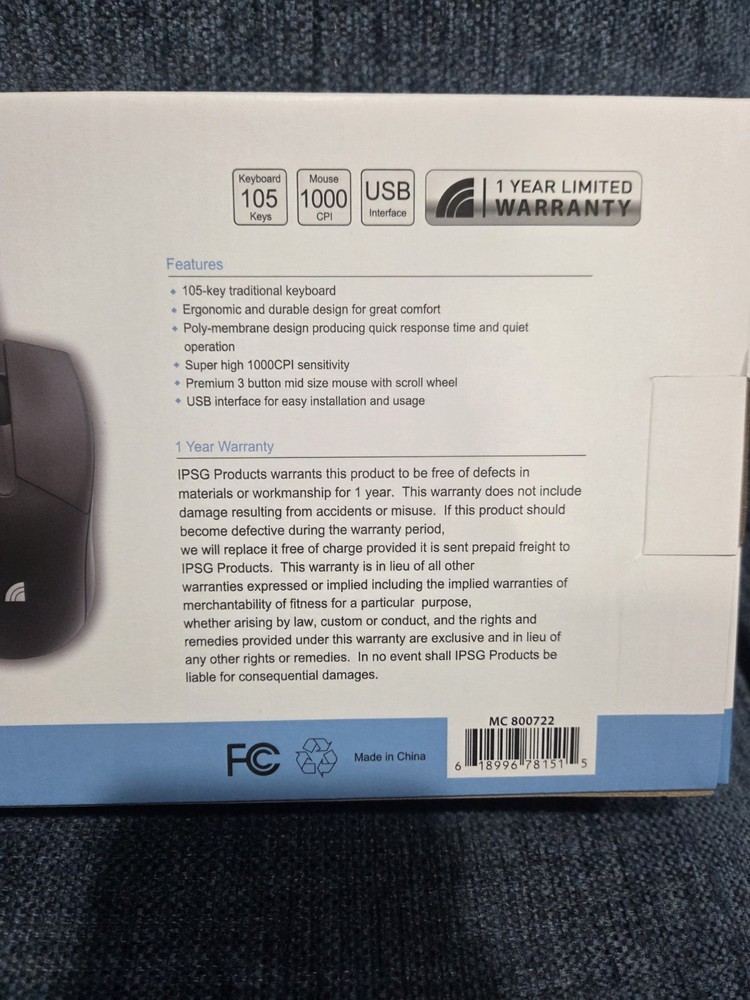 Wired Gaming Keyboard and Mouse Set