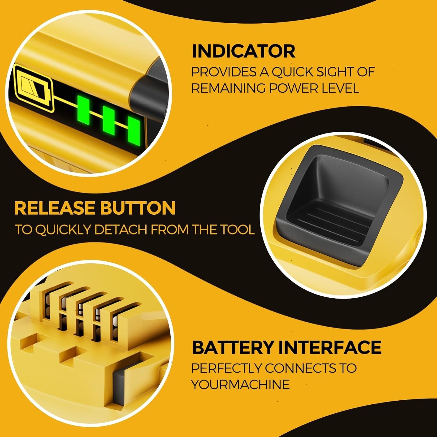 2Pack 12.0AH DCB609-2 For DEWALT DCB612 20V/60V MAX FLEXVOLT Lithium-Ion Battery