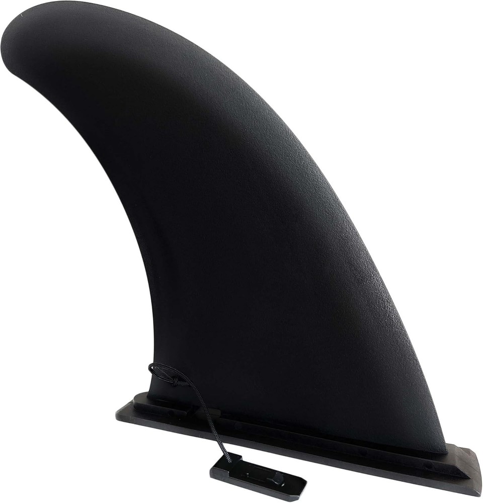 9" Sup Fin Replacement - Stand Up Paddleboard Replacement, Quick Black