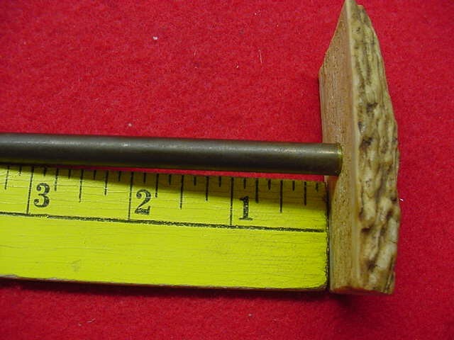 Muzzleloader Ball Starter- Brass w/Horn Handle- Nice !!