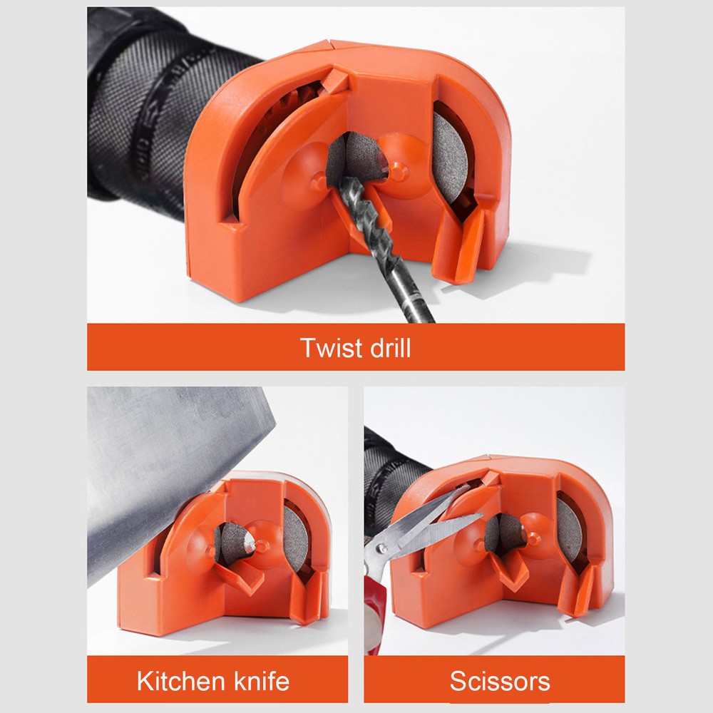 Multipurpose Drill Bit Grinding Sharpener Portable Sharpening Tool♡