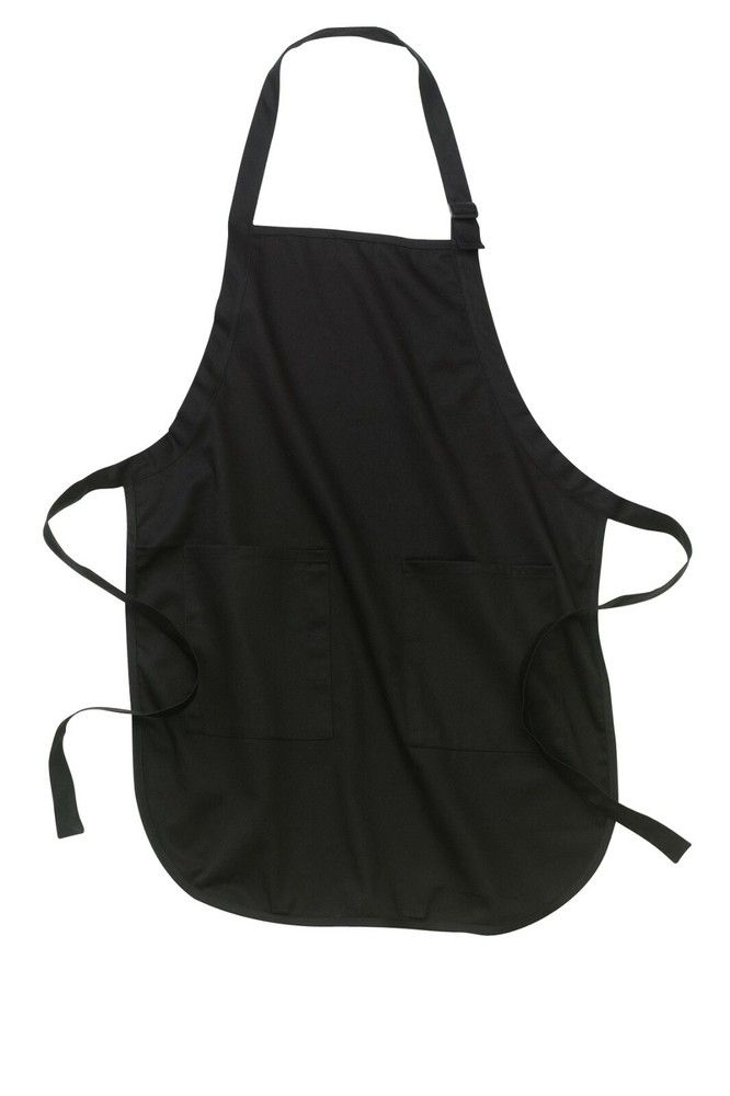 Port Authority Full-Length Apron with Pockets, Adjustable Neck
