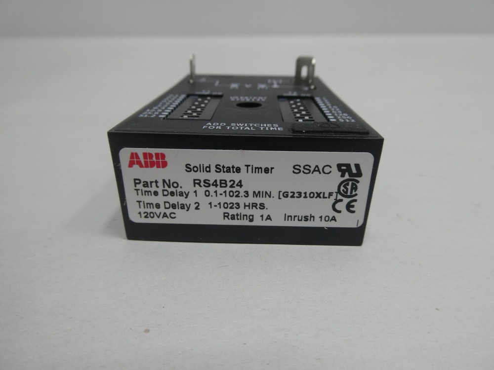 Ssac RS4B24 Solid State Timer 120v-ac